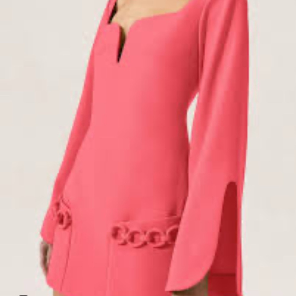 Alexis Coral Long Sleeve Dress size SMALL